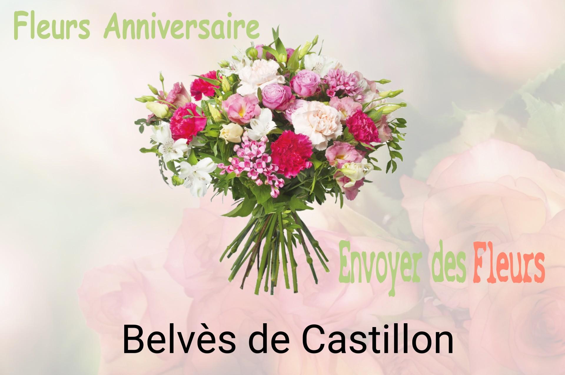 Bouquet de fleurs d’anniversaire livré à Belvès-de-Castillon