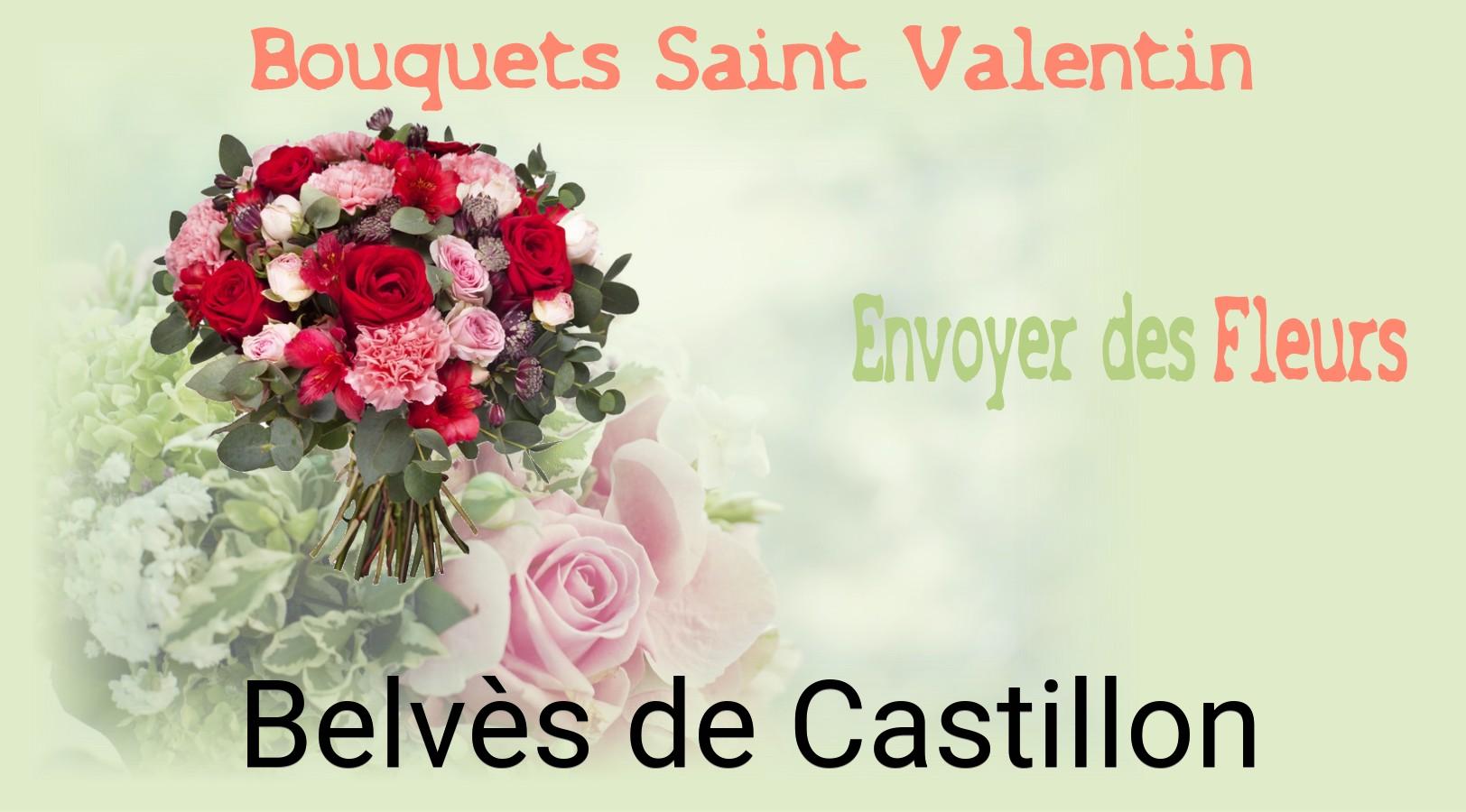Roses de Saint-Valentin livrées à Belvès-de-Castillon